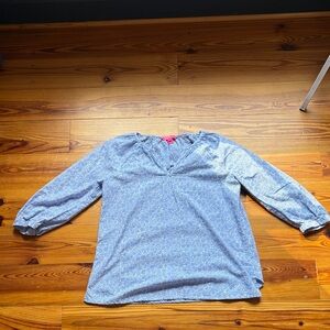 Lilly Pulitzer Light Blue Kids Blouse